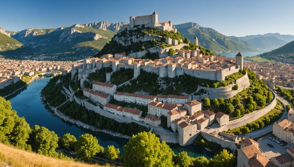 Citadelle de sisteron alpes : histoire et panorama avec le camping les 2 soleils