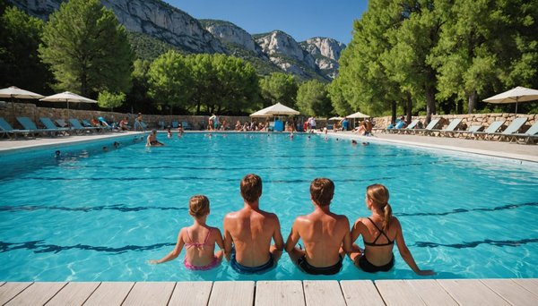 Profiter des bienfaits d'une piscine chauffee en camping dans le verdon